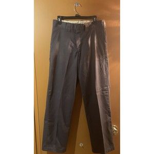 Dickies Men's Flex Work Pant Slim Straight Fit SIZE 32 X 32 Charcoal/Grey $40